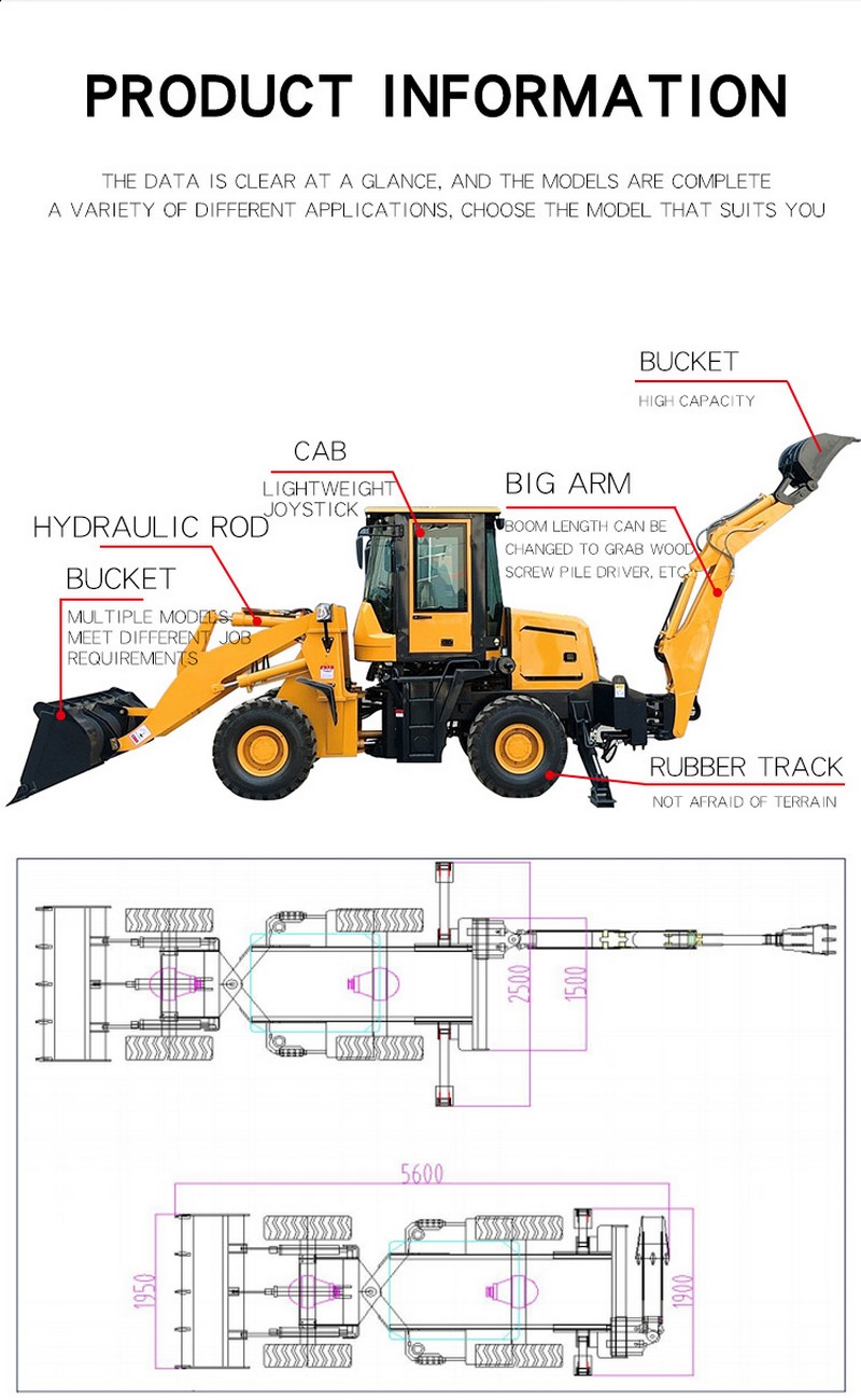 kv70 backhoe loader 7